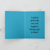 kleinzoon Kerstmis Kaart (Binnen)