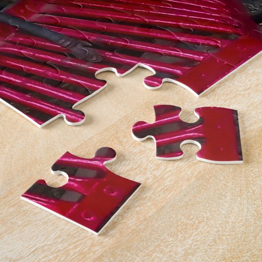 Kleinzoon Kerstmis. Legpuzzel (Zijkant)