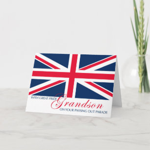 Kleinzoon marcheert in Passing Out Parade Union Ja Kaart