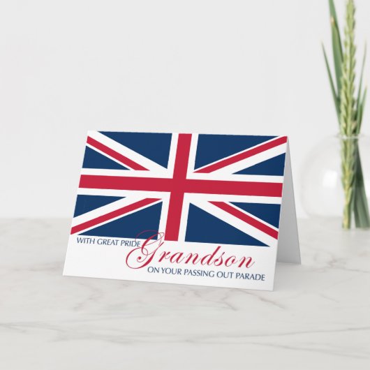 Kleinzoon marcheert in Passing Out Parade Union Ja Kaart (Voorkant)