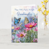 Kleinzoon Moederdag met tuinvullen  Kaart (Gele Bloem)