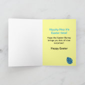 Kleinzoon Paaseieren Baby Kuikens Feestdagen Kaart (Binnen)