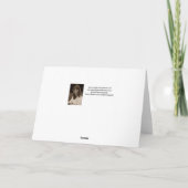 Kleinzoon, paaswagen feestdagen kaart (Achterkant)