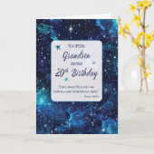 Kleinzoon Religieuze 20e Verjaardag Sterren in Gal Kaart (Gele Bloem)