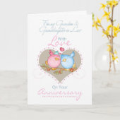 Kleinzoon & schoonkleindochter Jubileum Kaart W (Gele Bloem)