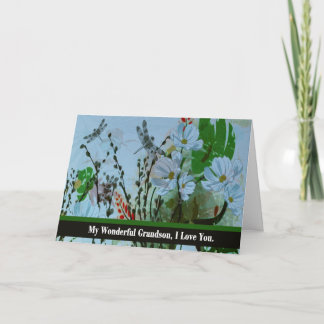 Kleinzoon, vaarwel van terminaal zieke Grootouder Kaart
