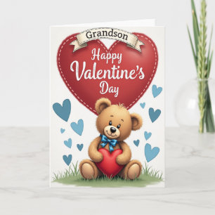 Kleinzoon Valentijnsdag Beer Kaart