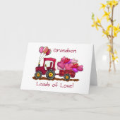 Kleinzoon Valentijnsdag ladingen van liefde en har Kaart (Gele Bloem)