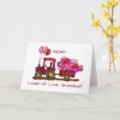 Kleinzoon Valentijnsdag ladingen van liefde en har Kaart (Gele Bloem)