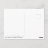 Kleinzoon van de Godolphin Arabian. Goud Briefkaart (Achterkant)