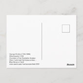 Kleinzoon van de Godolphin Arabian ... op Goud Briefkaart (Achterkant)