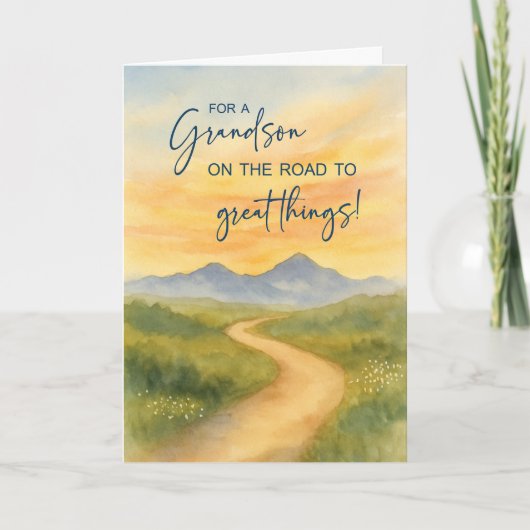 Kleinzoon van harte weg naar College Mountain Kaart (Voorkant)