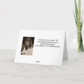 Kleinzoon van Kerstmis van de tekkel de Vrolijke Feestdagen Kaart (Achterkant)