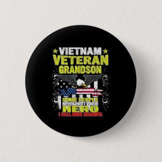 kleinzoon vietnam veteran ronde button 5,7 cm