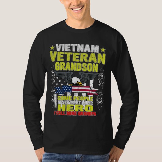 kleinzoon vietnam veteran t-shirt (Voorkant)