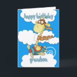 Kleinzoon Vliegtuig / Vliegtuig Giraffe Verjaardag Kaart<br><div class="desc">Kleinzoon Vliegtuig / Vliegtuig Giraffe Verjaardag Kaart</div>