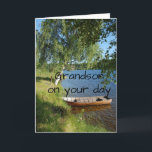 KLEINZOON WORDT "EEN DAG AAN HET MEER" GEWENST KAART<br><div class="desc">BEDANKT VOOR HET STOPPEN BIJ 1 VAN MIJN 8 WINKELS EN IK HOU VAN HET LEVEN AAN HET MEER,  DUS DEZE KAARTEN BETEKENEN ZOVEEL VOOR MIJ~~</div>