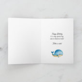 Kleinzoon's foto Verjaardag Nautisch Wenskaart Kaart (Binnen)