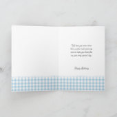 Kleinzoon's verjaardag Hete Luchtballon Groet Kaart (Binnen)