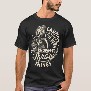 Kleipottenbakker Waarschuwing IK Ben Bekend Om Te T-shirt