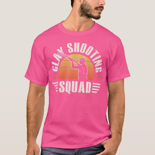 Kleischietteam Pull Trap Duif Hagelgeweer Klei T-shirt (Voorkant)