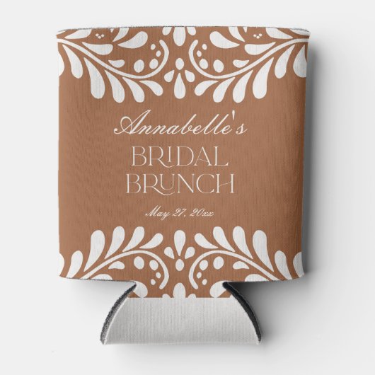 Kleitegel Talavera Spaans Fiesta Bruidsbrunch Blikjeskoeler (Voorkant)