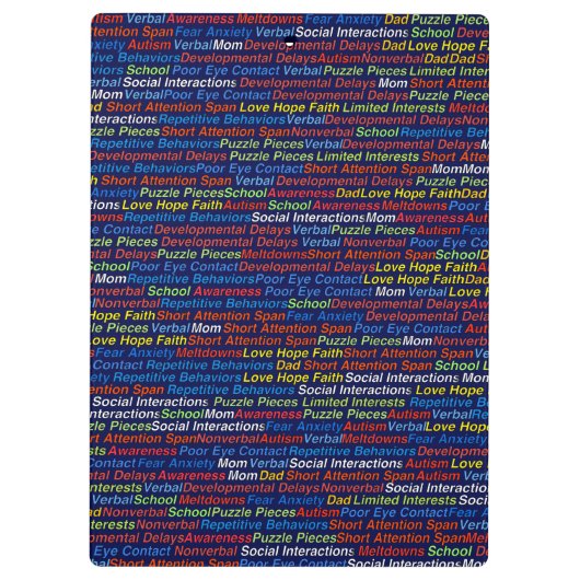 Klembord Autism Awareness (Achterkant)