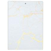 Klembord - Blauw & goudmarmer (Achterkant)