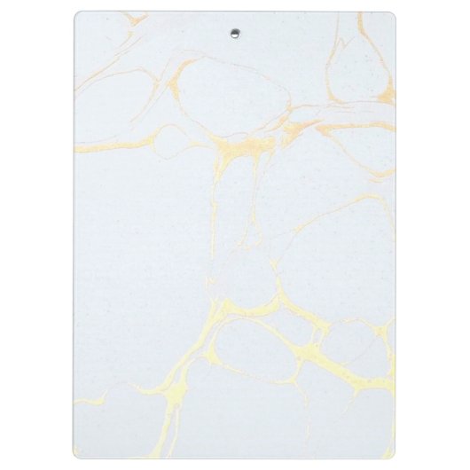 Klembord - Blauw & goudmarmer (Achterkant)