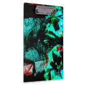 Klembord donkerblauw abstract recycle kleur (Rechts)