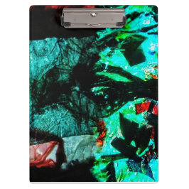 Klembord donkerblauw abstract recycle kleur 