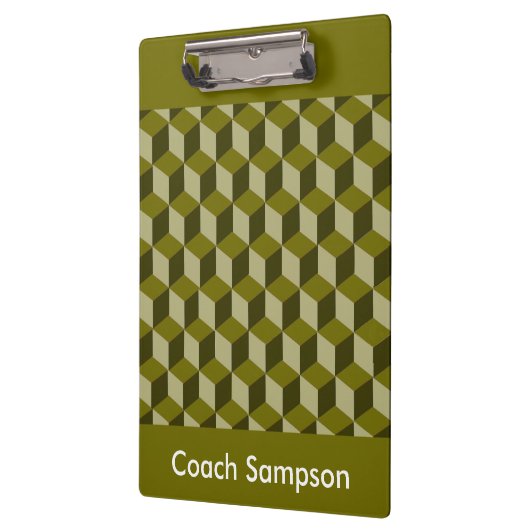 Klembord - Drie dimensionale blokken en tekst (Links)