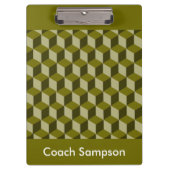 Klembord - Drie dimensionale blokken en tekst (Voorkant)