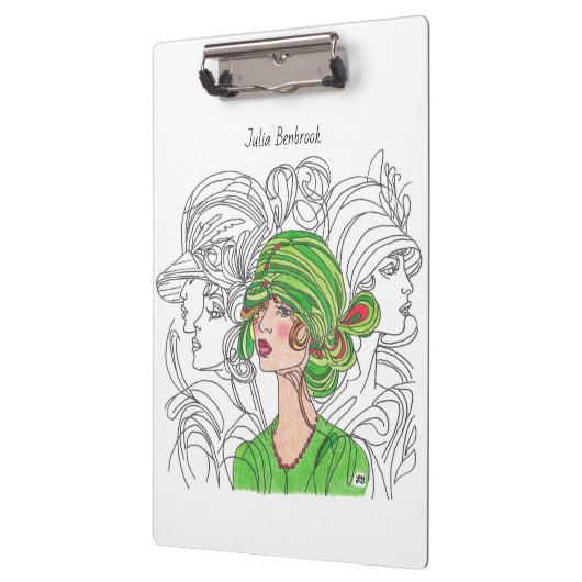 Klembord Flapper Girl (Links)