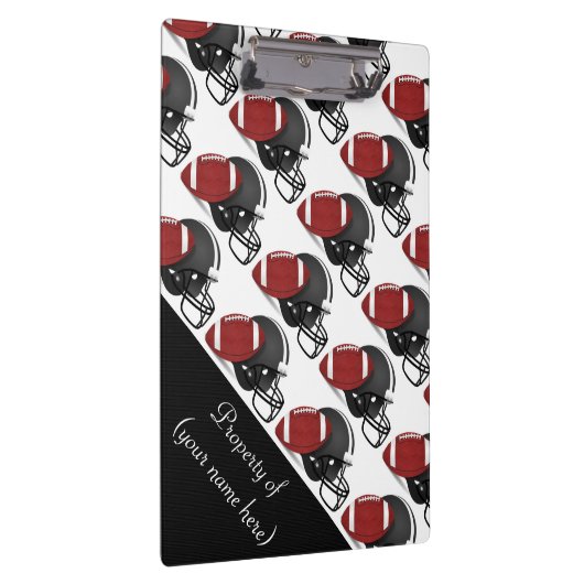 Klembord/Football en helm Klembord (Rechts)