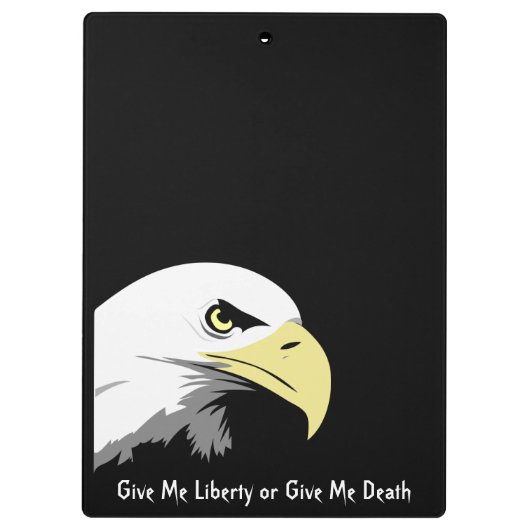 Klembord Geef me vrijheid (Achterkant)