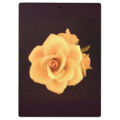 Klembord: Gele Rose Klembord (Achterkant)