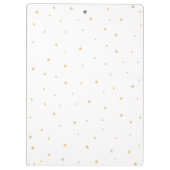 Klembord - Gold Stippen White (Achterkant)