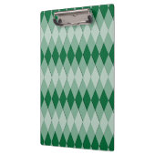 Klembord - Harlequin Pattern (groen) (Links)
