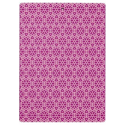 Klembord - Hexagon Graphic Pattern (Achterkant)