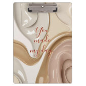 Klembord in stijlvolle afbeelding (Voorkant)