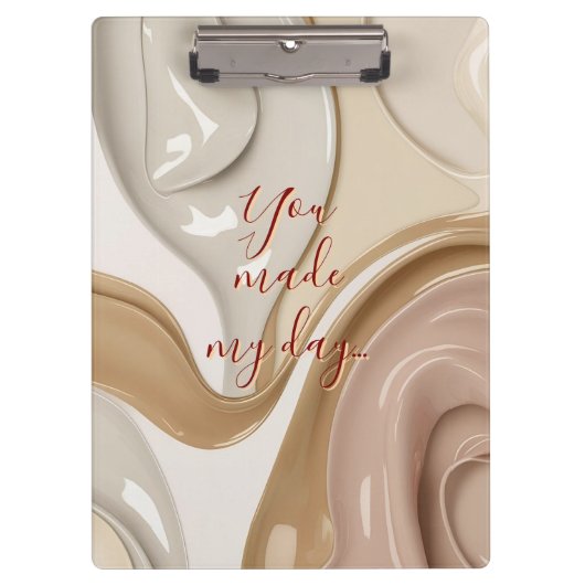 Klembord in stijlvolle afbeelding (Voorkant)