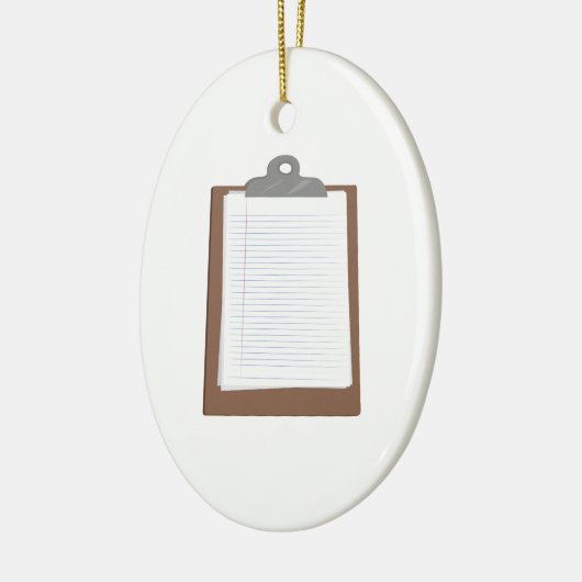 Klembord Keramisch Ornament (Links)