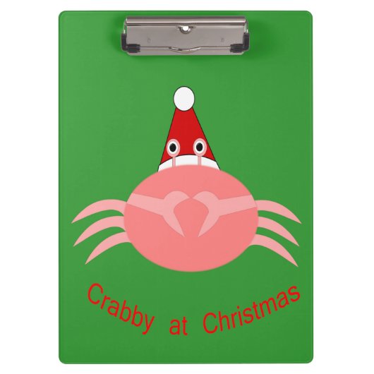 Klembord kerstkrab (Voorkant)