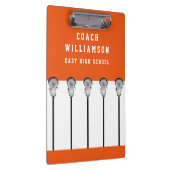 Klembord Lacrosse Coach (Rechts)