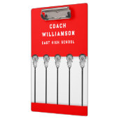 Klembord Lacrosse Coach (Links)