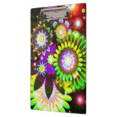 Klembord/levendige bloemen klembord (Links)