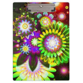 Klembord/levendige bloemen klembord (Voorkant)