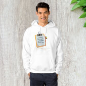 Klembord Mannen Hoodie