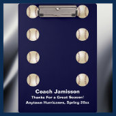 Klembord, marineblauw, honkbalcoach klembord